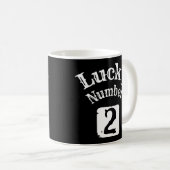 Mug 2 - Lucky Numéro 2 Luck (Devant droit)