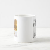 Mug 2 Modèle photo double face d'amour texte blanc (Centre)