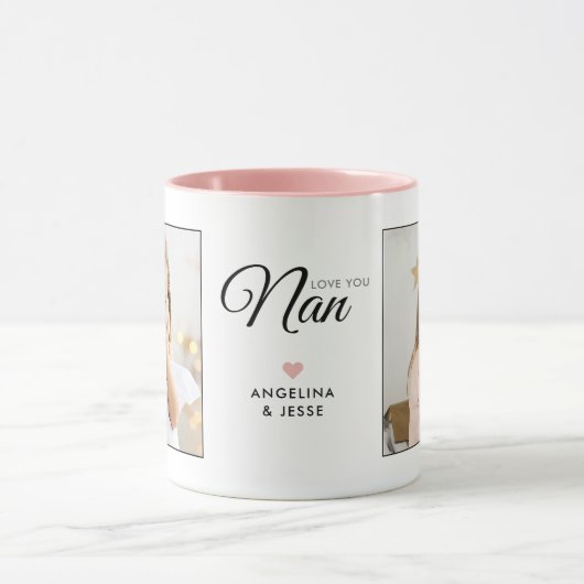 Mug 2-Photo Aimez-Vous Nan/Nana/Granny/Autre (Centre)