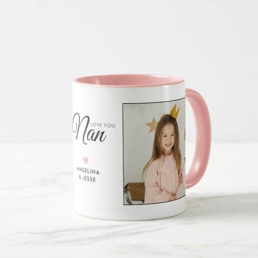 Mug 2-Photo Aimez-Vous Nan/Nana/Granny/Autre (Devant droit)