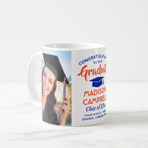 Mug 2 Photo Félicitations pour la remise des diplômes