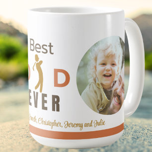 Mug 2 Photo Golf Meilleur Papa Jamais Cool Fête des pè