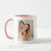 Mug 2-Photo moderne "Love you Mama" (Gauche)