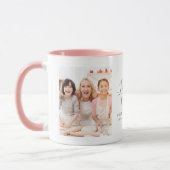 Mug 2-Photo moderne "Love you Nana" (Gauche)