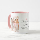 Mug 2-Photo moderne "Love you Nana" (Devant gauche)