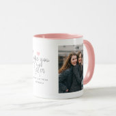 Mug 2-Photo moderne "Love You Sister" (Devant droit)
