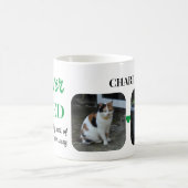 Mug 2 Photo Pet Perdre Garder Pet Memorial vert (Centre)