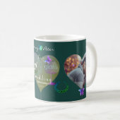 Mug 2 Photos 3ème anniversaire du Mariage Jade Glass (Devant droit)