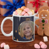 Mug 2 PHOTOS Décorations d'arbres de Noël Joie Marine