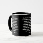 Mug 2 Pierre 3:9 KJV Bible Écriture Deux Tons (Devant gauche)