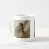 Mug 2 Poussins bleus/gris (Devant gauche)