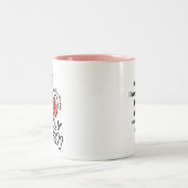 Mug 2 Tons 11oz : Ma seule Reine (rose) (Centre)