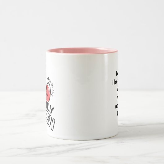 Mug 2 Tons 11oz : Ma seule Reine (rose) (Centre)