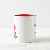 Mug 2 Tons 11oz : Ma seule Reine (rouge) (Centre)