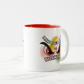 Mug 2 Tons 11oz : Minds-toi (rouge) (Devant droit)