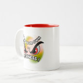 Mug 2 Tons 11oz : Minds-toi (rouge) (Devant gauche)