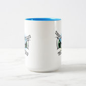 Mug 2 Tons 11oz : Qui pensez-vous (bleu clair) (Centre)