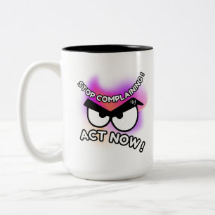 Mug 2 Tons 15oz : Agir maintenant (noir)