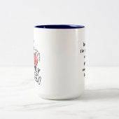 Mug 2 Tons 15oz : Ma seule Reine (bleu) (Centre)
