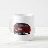 Mug 2 x BX GTi rouge foncé (Devant gauche)
