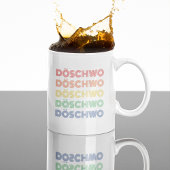 Mug 2CV Döschwo Deux Chevaux Typographie