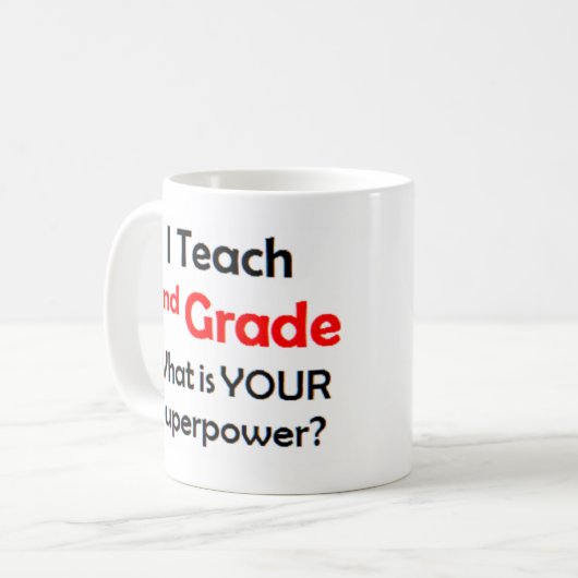 Mug 2e année (Devant gauche)