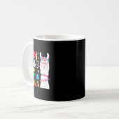 Mug 2e année No Prob-llama Enseignant Premier jour (Devant gauche)