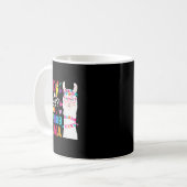 Mug 2E Année Pas De Prob Llama Enseignant Retour À L'É (Devant gauche)