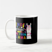 Mug 2E Année Pas De Prob Llama Enseignant Retour À L'É (Gauche)