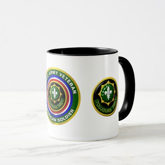 Mug 2e cavalerie blindée (Devant droit)