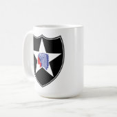 Mug 2e division d'infanterie Patch États-Unis (Devant gauche)