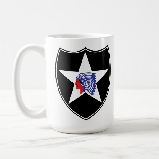 Mug 2e division d'infanterie Patch États-Unis (Gauche)