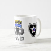 Mug 2e division d'infanterie Ranger Airborne Papa (Devant droit)