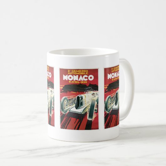 Mug 2e Grand Prix Automobile de Monaco (Devant droit)