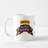 Mug 2e Ranger BN vieux style scroll & tab, combat saut (Gauche)