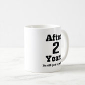 Mug 2ème Anniversaire (drôle) (Devant droit)