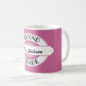 Mug 2ème Cadeau d'appréciation personnalisé par (Devant droit)
