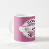 Mug 2ème Cadeau d'appréciation personnalisé par (Devant gauche)