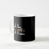 Mug 2ème guerre mondiale Panzer Tiger Blindé Ii Tiger  (Devant gauche)