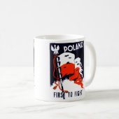 Mug 2ÈME GUERRE MONDIALE Pologne, combattre d'abord (Devant droit)
