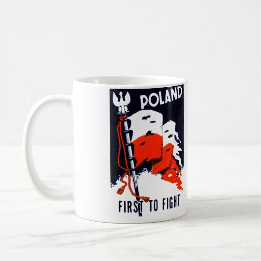Mug 2ÈME GUERRE MONDIALE Pologne, combattre d'abord (Gauche)