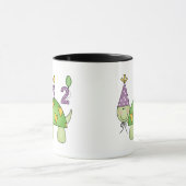 Mug 2ème Tortue d'anniversaire (Centre)
