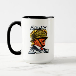 Mug 2Epic 2 Furieux – Parodie de dessin animé de Trump