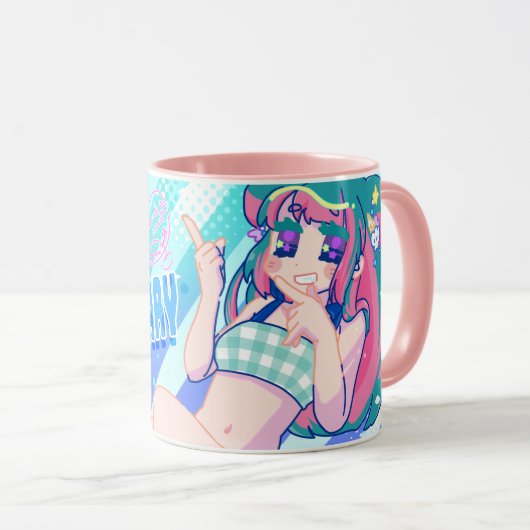 Mug 2nd Anniversary Hikiringo -- Summer Neto chan (Devant droit)