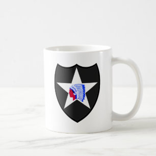 Mug 2nd U.S. Infantry Division Indianhead