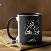 Mug 30 and Fabulous Doodle Happy 30th Birthday
