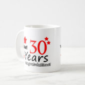 Mug 30 ans d'anniversaire (Devant gauche)