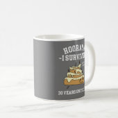 Mug 30 ans dans l'emploi 30e anniversaire de l'employé (Devant droit)