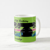 Mug 30 ans et l'aimer - 30ème anniversaire (Devant droit)