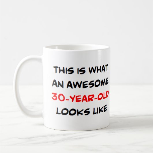 Mug 30 ans, génial (Gauche)